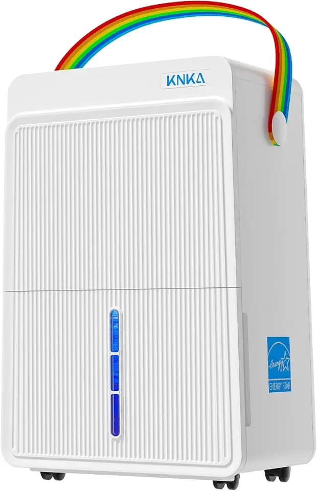 KNKA Energy Star 5500 Sq.Ft Dehumidifier for Basement, Max 80 Pint/Day