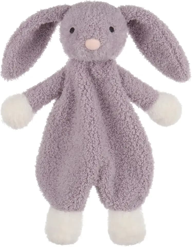 Apricot Lamb Bunny Blanket Soft Loveys for Babies Security Blanket 10''