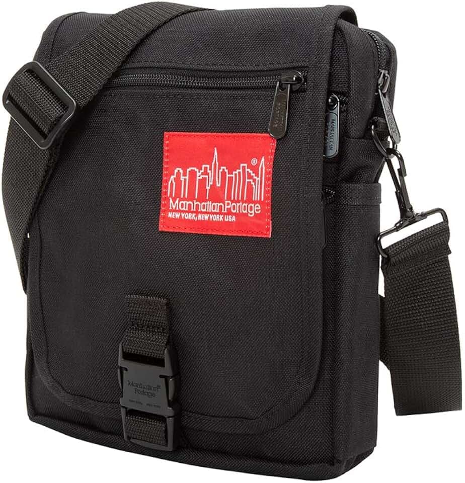 Manhattan Portage Urban Bag Compact Crossbody Shoulder Bag Durable Cordura Fabric Water Resistant for Work Business College