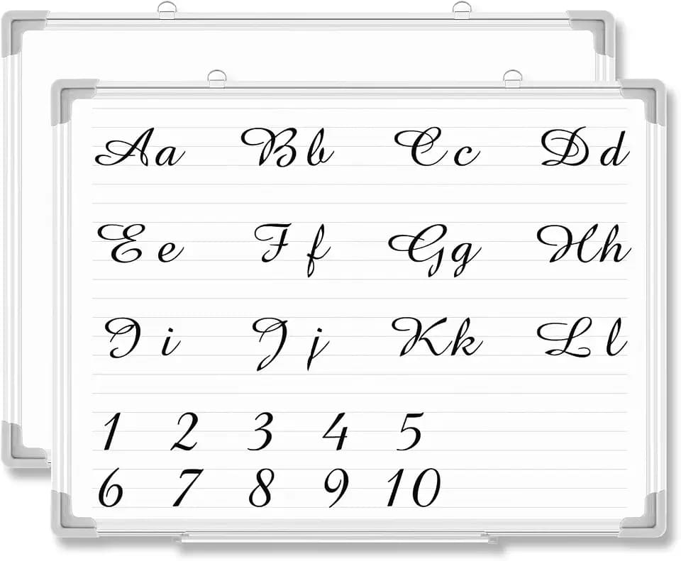 Lincia Magnetic Dry Erase Board with Lines, 24"x18" Wall Planner, Line
