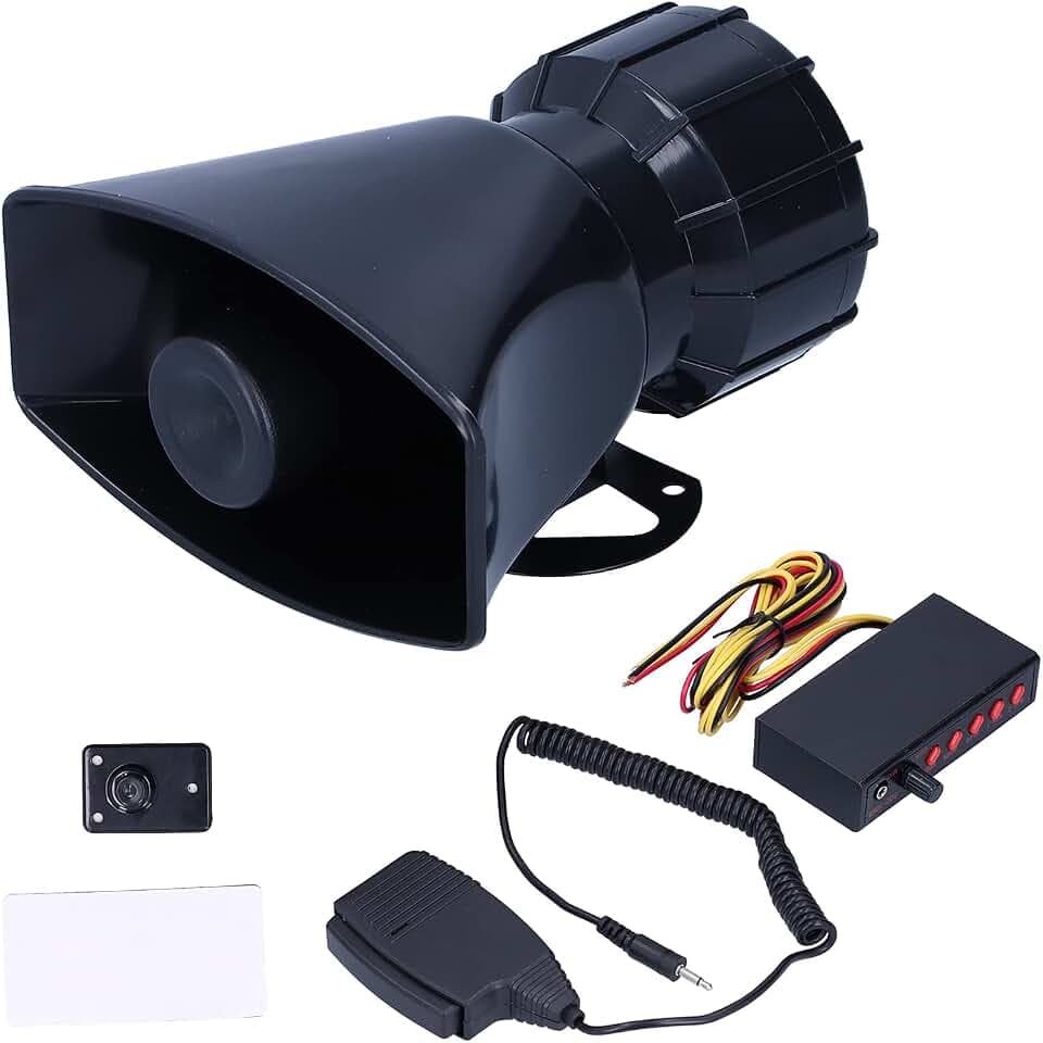 Aramox 12V 100W 125 dB Auto Hupe 5-Sound Alarm Sirene