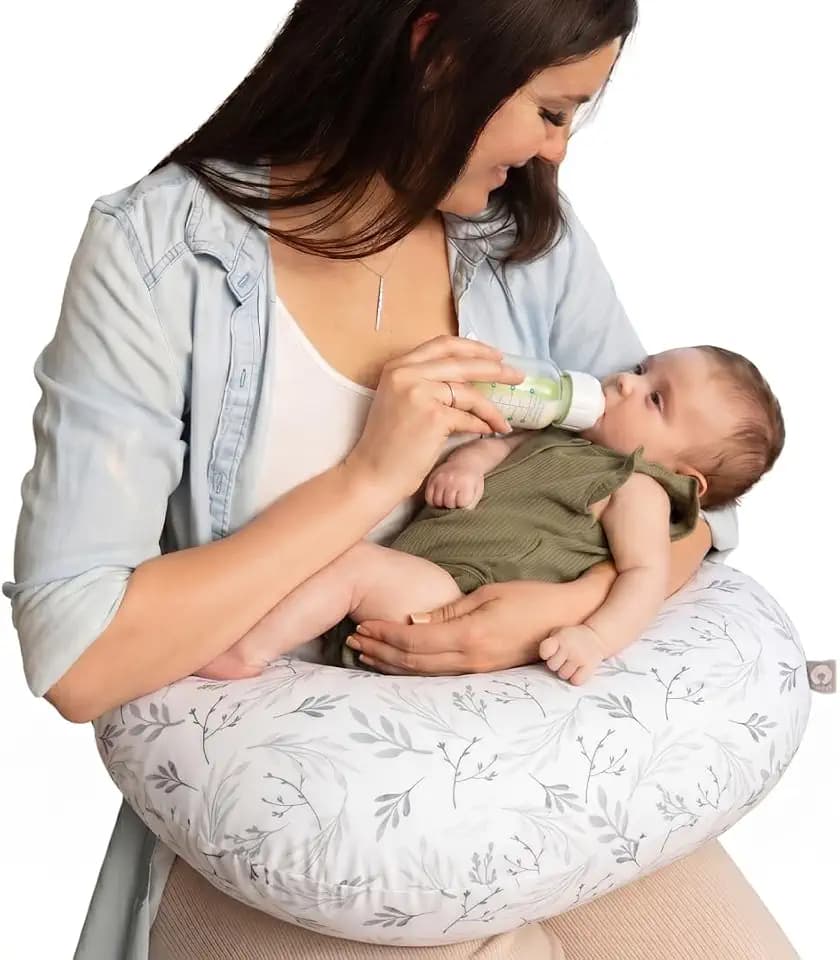 Boppy Nursing Pillow, Safe Ergonomic Breastfeeding & Baby Feeding Support