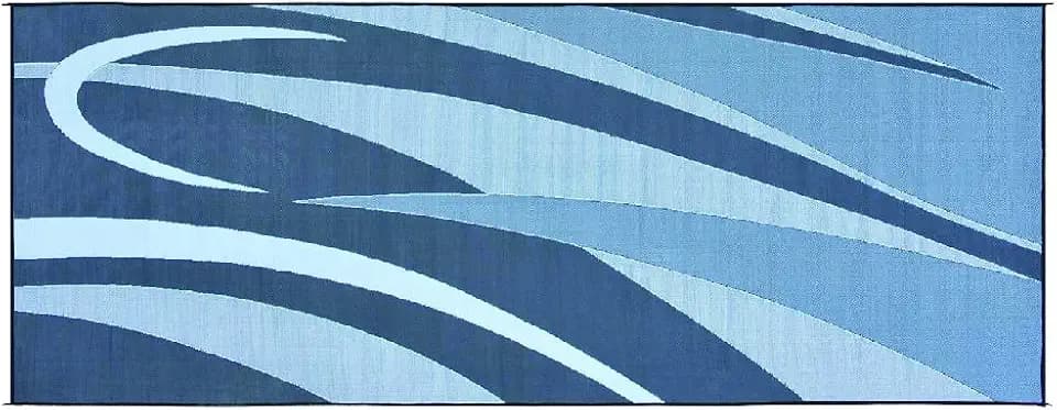 Stylish Camping Ming's Mark 142.153 GC1 Black/Silver 8' x 20' Graphic Mat