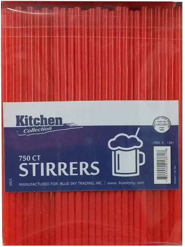 Plastic Stirrers - Case of 15,000 - Plastic, 20 Packs x 750 - for Restaurants, Cafes & Everyday Use