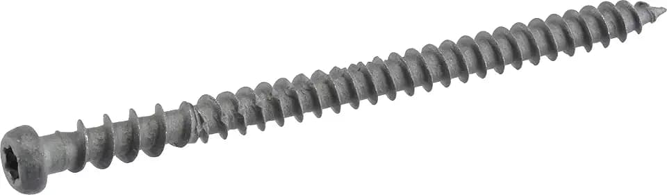 Deck Plus Gray Star-Drive Composite Deck Screws #10 x 2-1/2", 375 Pk