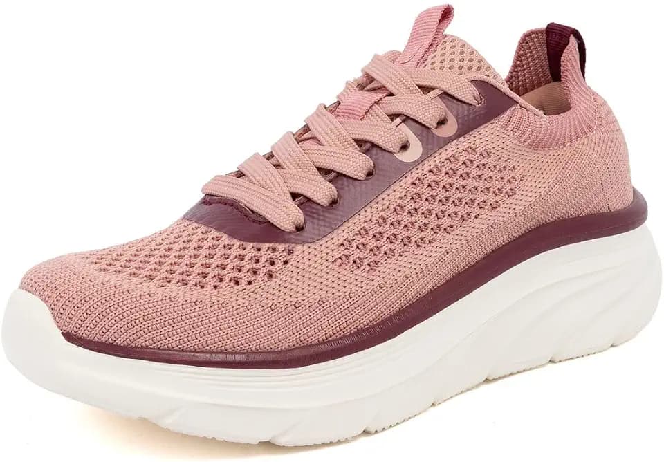 Nautica Women's Fashion Sneaker Lace-Up Running Shoe Casual Max Cushioning Walking Tennis Sneaker