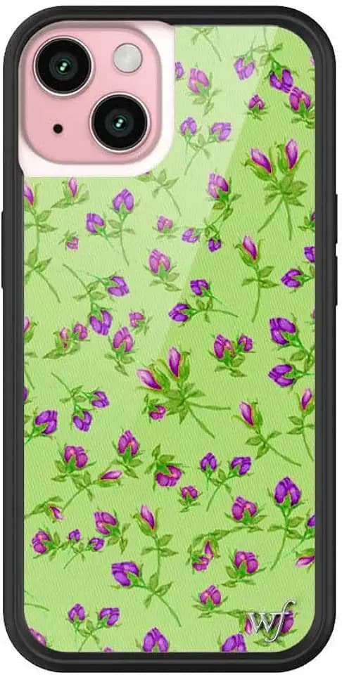 Wildflower Cases - iPhone 15 Compatible - Purple Posie Rosie