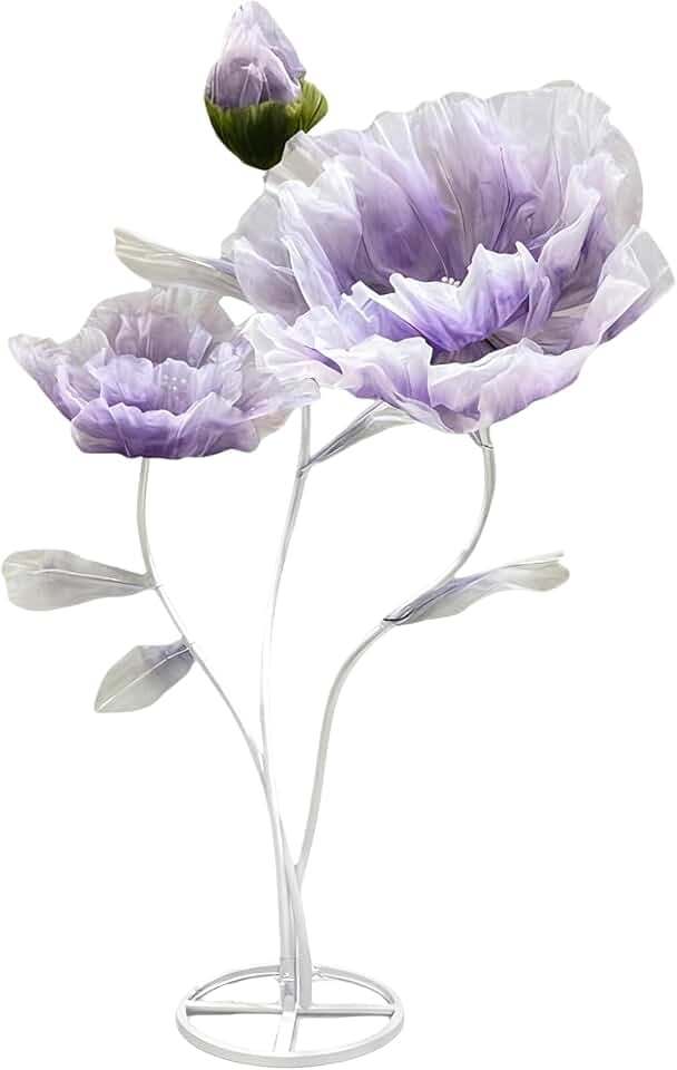 5.5 Ft Artificial Silk Flower, Giant Flowers for Wedding Background Decor