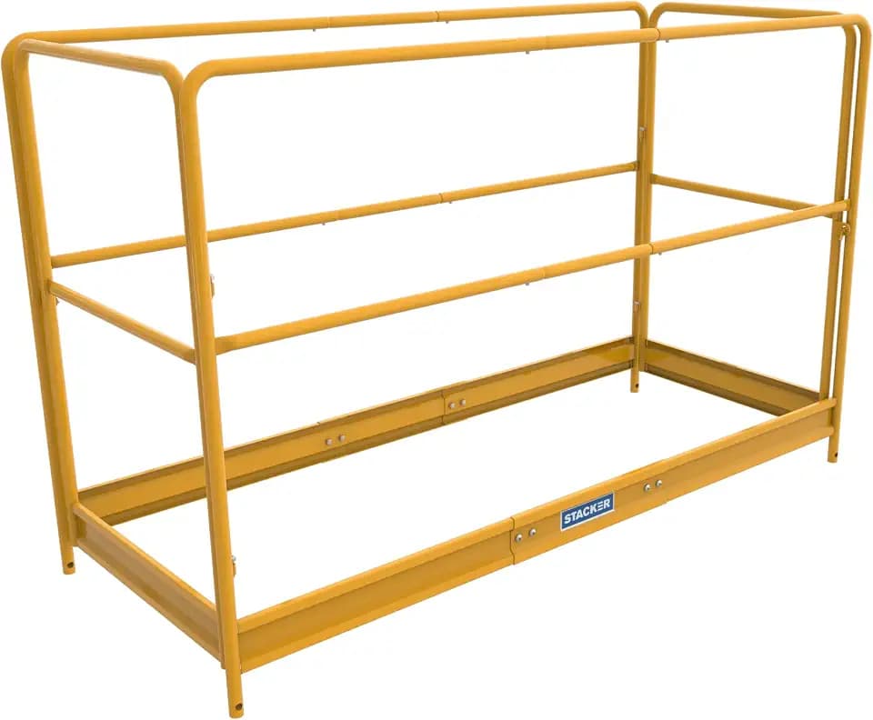 Guardrail System for Interior Scaffolding, Safety Rail Kit for Utility Scaffold Platforms Model S-IGBL0