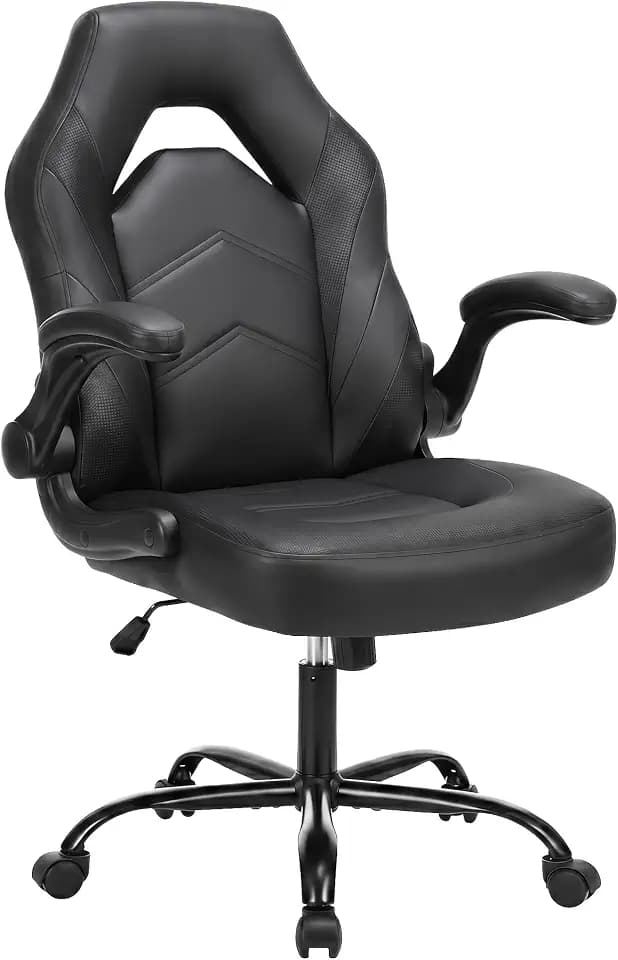 DUMOS Computer Gaming Chair, Home Office Desk Chair, PU Leather