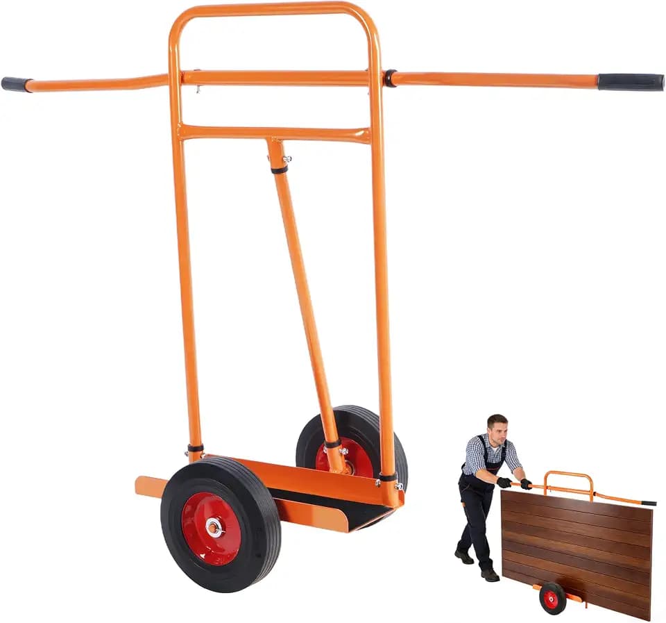 AIWFL Panel Dolly with Handle Heavy Duty Door Slab Dolly 1200LBS Capacity