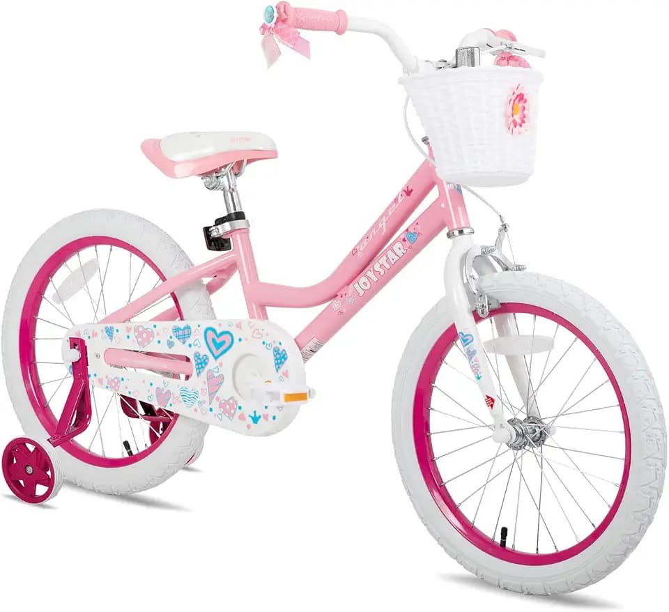 JOYSTAR Angel Girls Bike for Toddlers and Kids Ages 2-12 Years