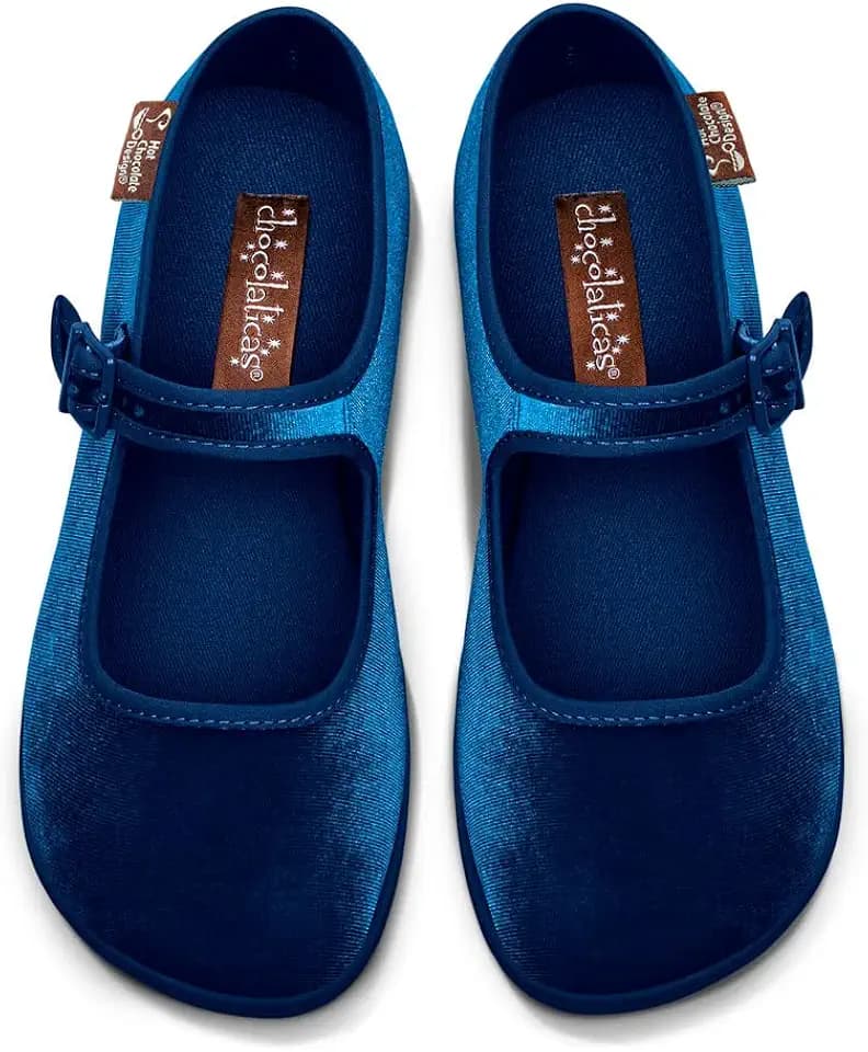 Hot Chocolate Design Nostalgic Women's Buckle Strap Flats