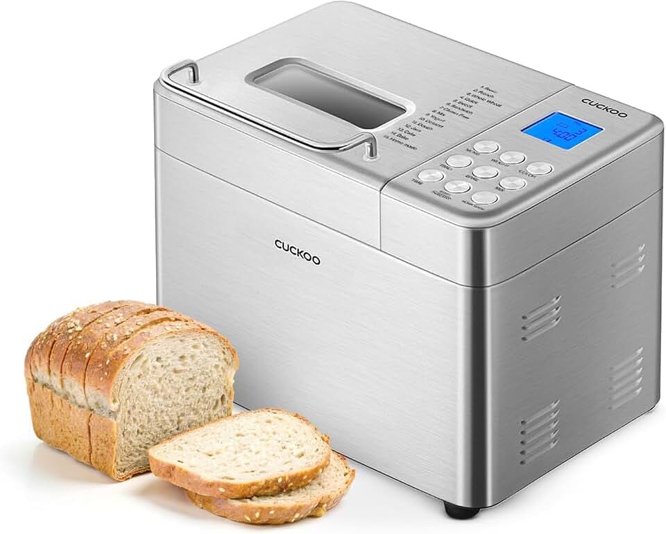 CUCKOO 2 lb. Bread Maker Machine with Auto Dispenser, CBM-AAB101S