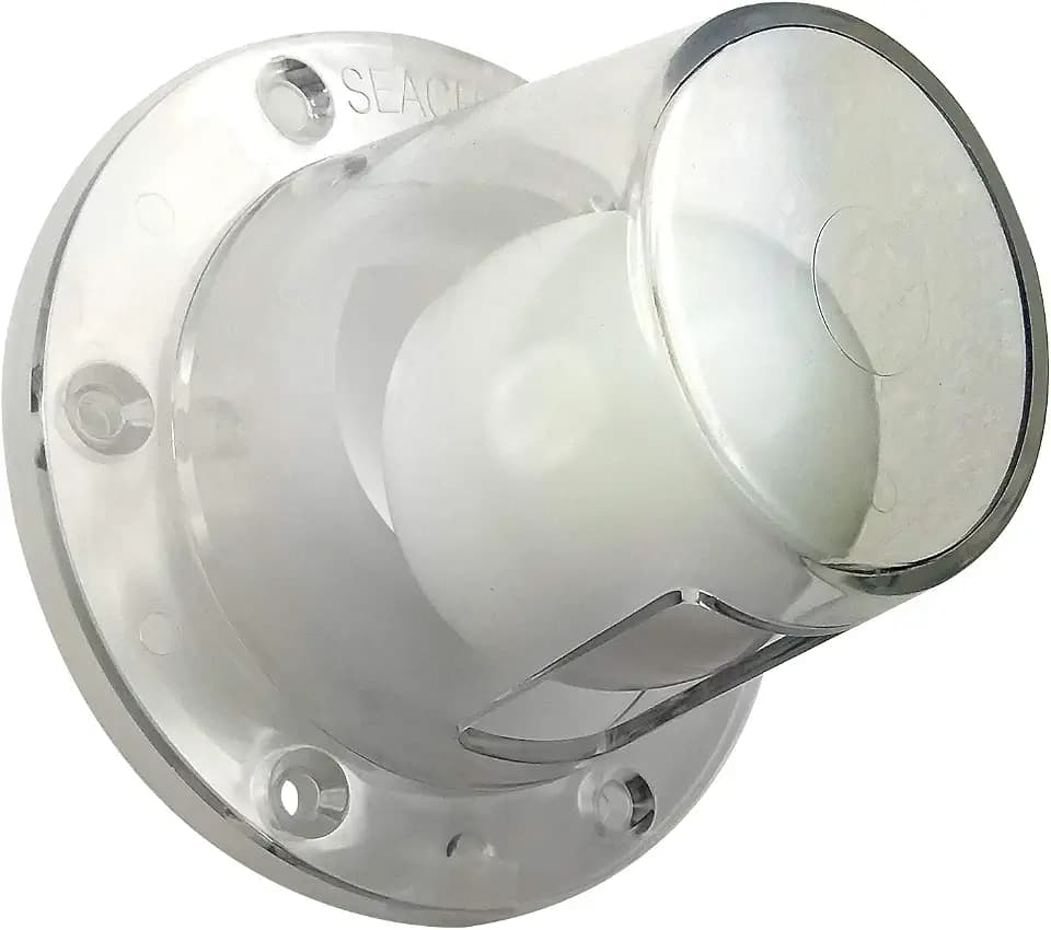 Seachoice Self-Bailing 2-7/8 In. Scupper Valve Kit, Clear