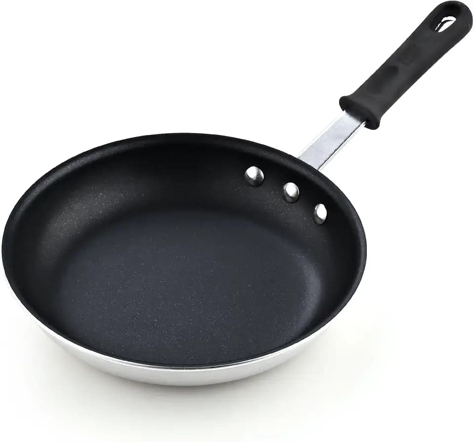 Cooks Standard Professional 8-Inch Nonstick Frying Pan, Heavy Duty Aluminum Non Stick Small Egg Omelette Pan, Everyday Wok Stir Fry Skillet, Dishwasher Safe