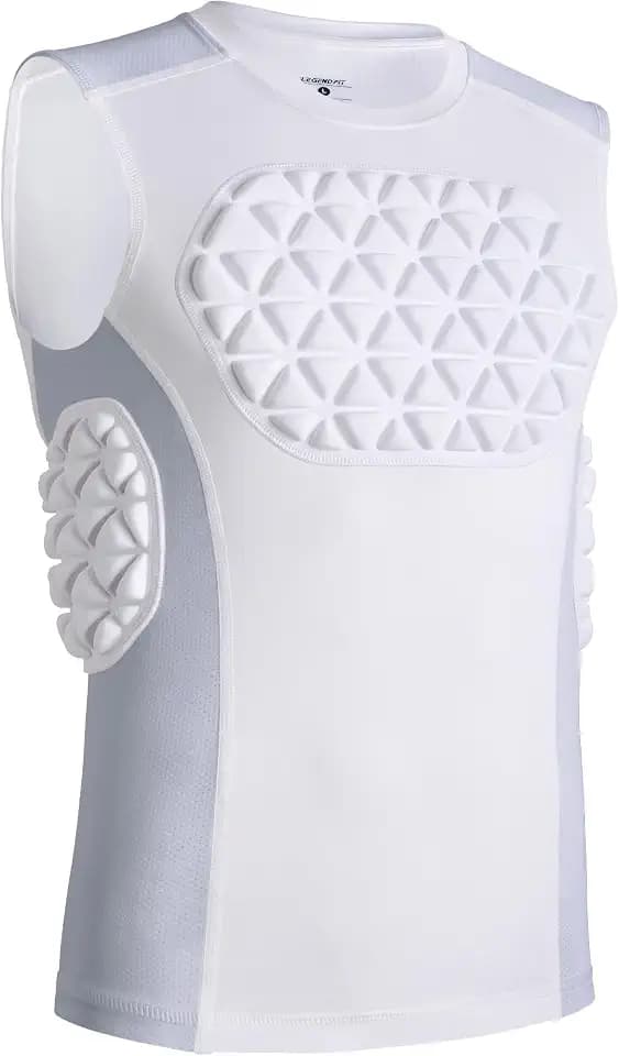 Adult Baseball Chest Rib Protector Padded Compression Shirt