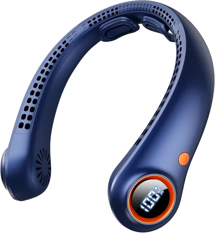 Portable Neck Fan, Quiet Cooling Neck Fan for Travel