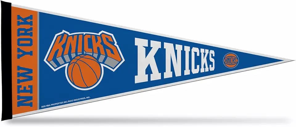 Rico Industries NBA Basketball 12" x 30" Felt Wall Décor Pennant - Great for Home/Bed Room/Man Cave Décor