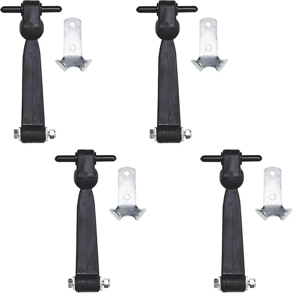 Buyers Products WJ2084 Rubber Hood Latch Kit, 4 Pack, 7-7/8 Inches