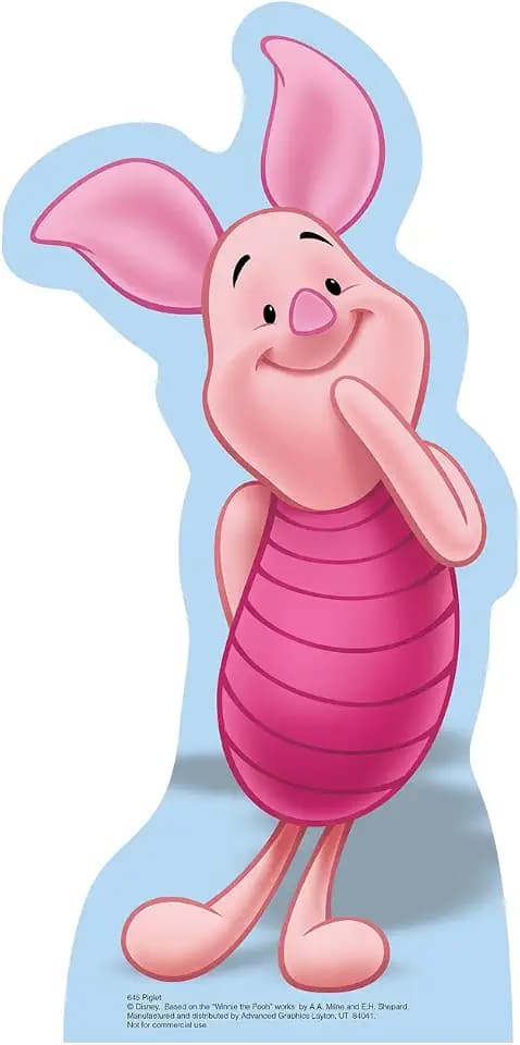 Cardboard People Piglet Cardboard Cutout - Winnie The Pooh