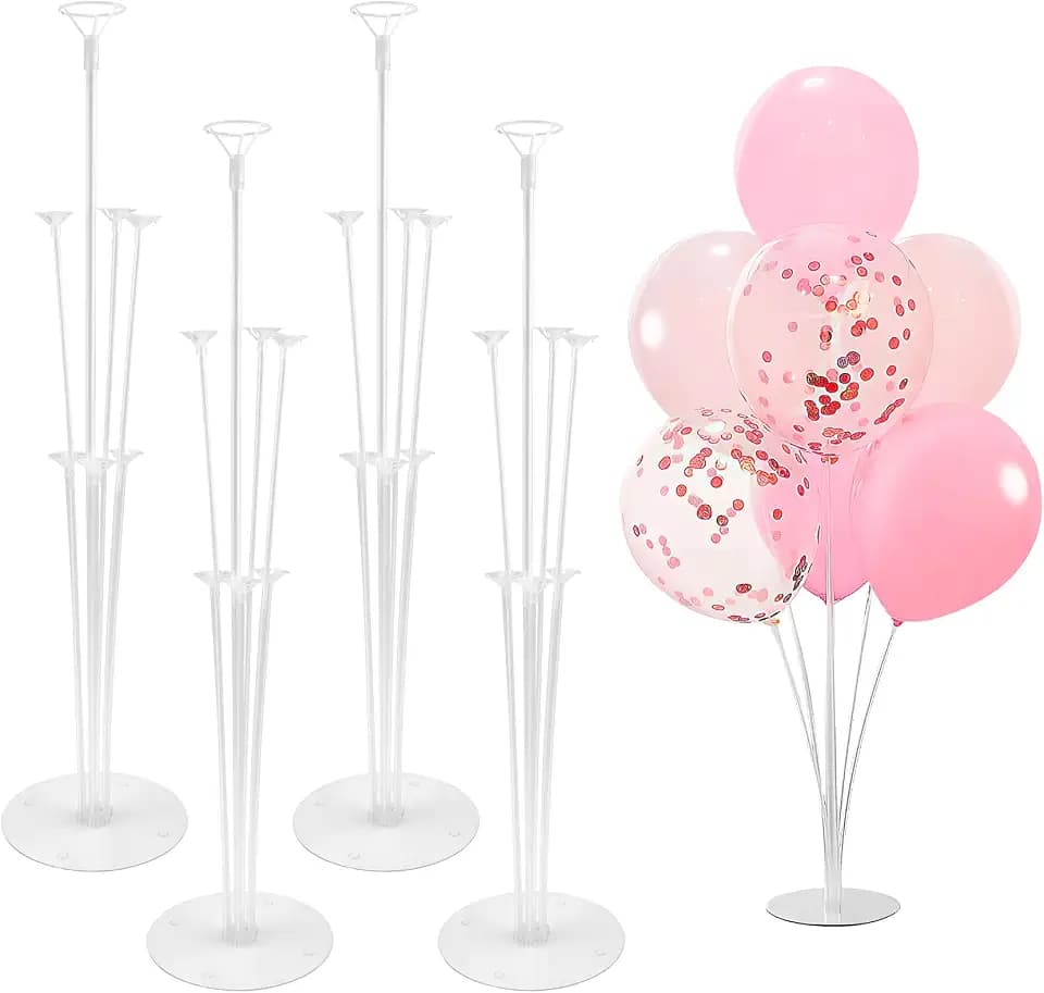 4 Sets Balloon Stand Kit Balloon Arch Kit for Birthday Party Baby Shower