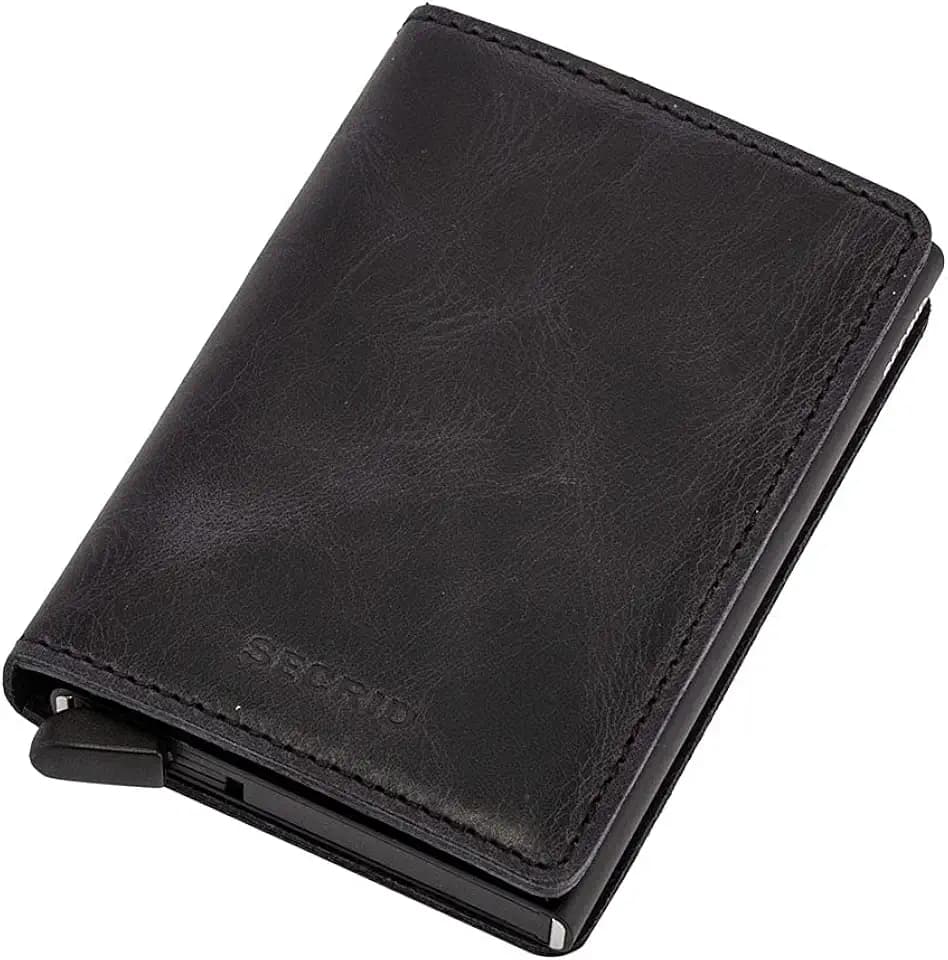 Secrid Slim Wallet Original Leather With Rfid Safe Card Case