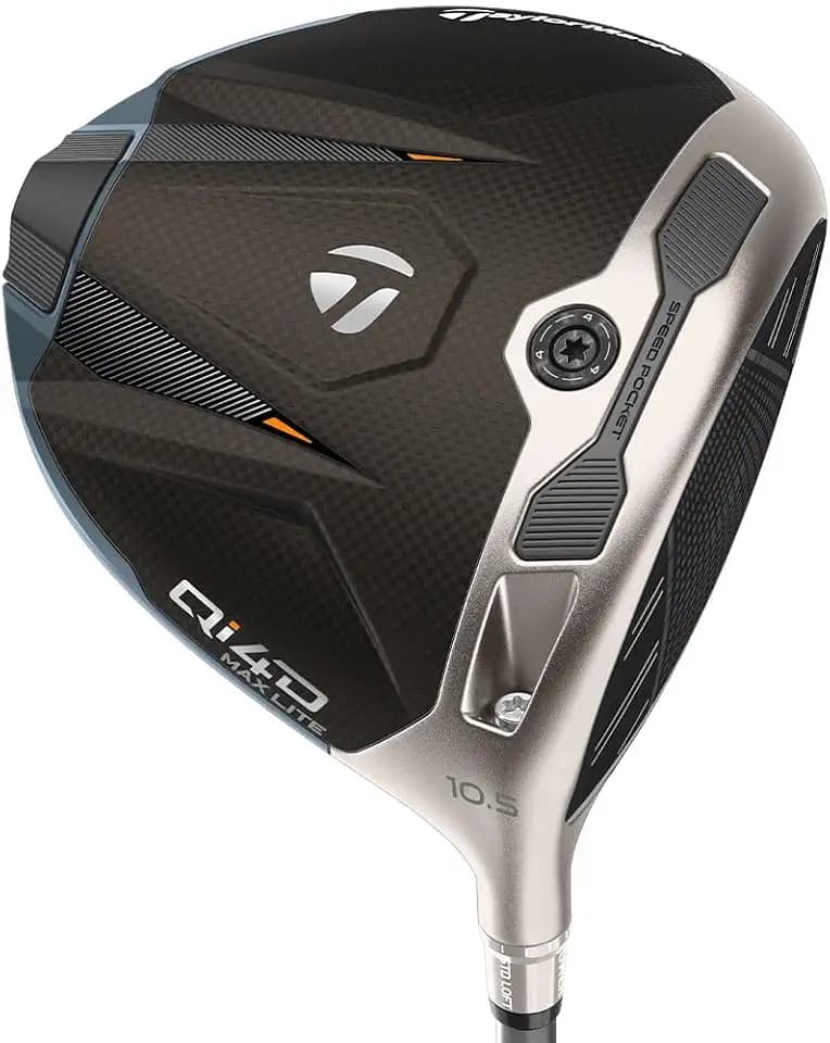 TaylorMade Golf Qi4D MAX Lite Driver Senior Mens Rotation Reax