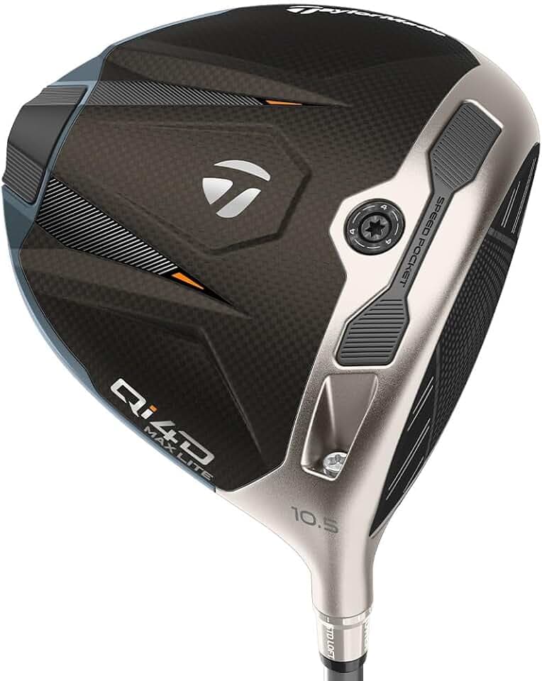TaylorMade Golf Qi4D MAX Lite Driver Senior Mens Rotation Reax