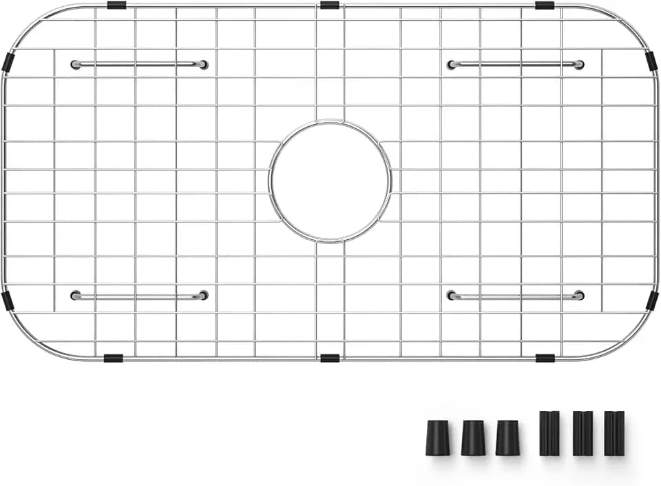 Sink Protector Grid 26-1/16" x 14-1/16", Centered Drain