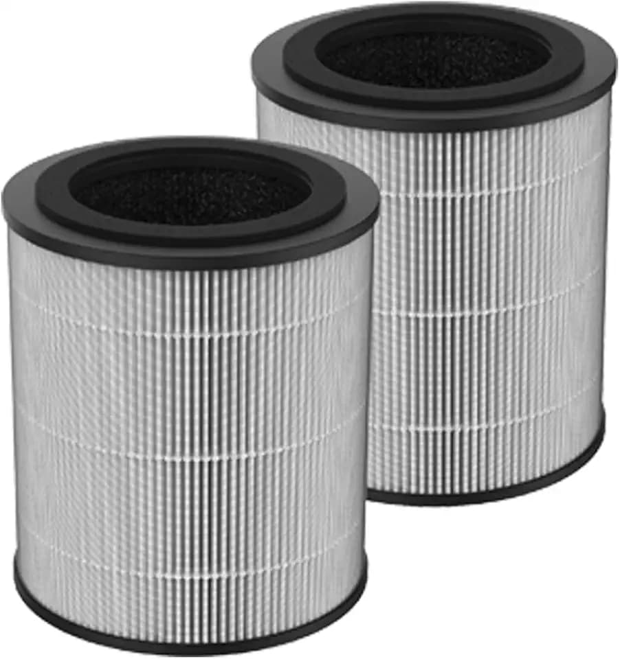 JF100 Replacement Air Filter Compatible With Jafända Air Purifiers Jafanda JF100 JF100-RF,H13 True HEPA 3-in-1 Activated Carbon Filter(2-Pack)