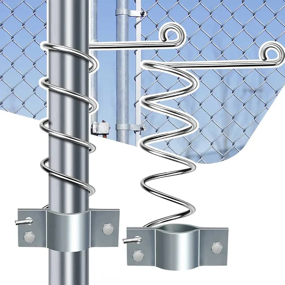 2 Pcs Automatic Chain Link Self Closing Gate Closer Adjustable Tension