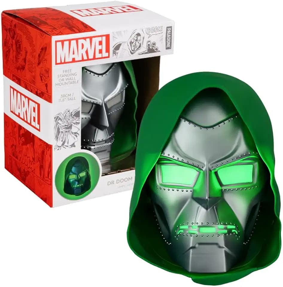 Marvel Dr Doom Mask Light – Offiziell lizenziertes Marvel-Produkt