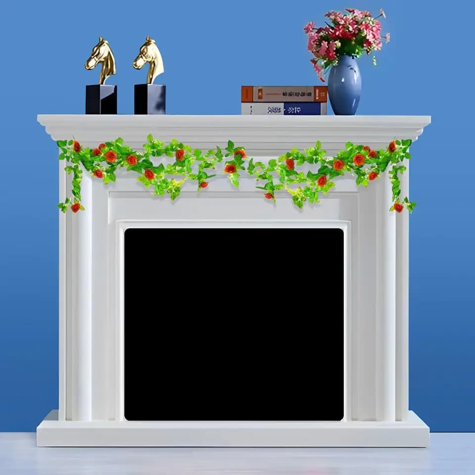 Magnetic Fireplace Cover, Fireplace Draft Stopper with 12 Pieces Strong Magnets, Fireplace Blanket for Heat Loss, Air Blocker for Winter and Summer, 39"x32", Black
