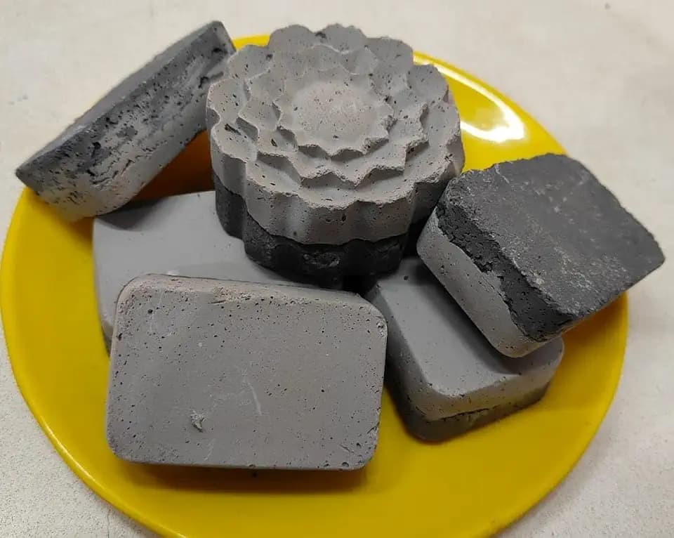 Grey Smoke Clay Shapes 200 Grams