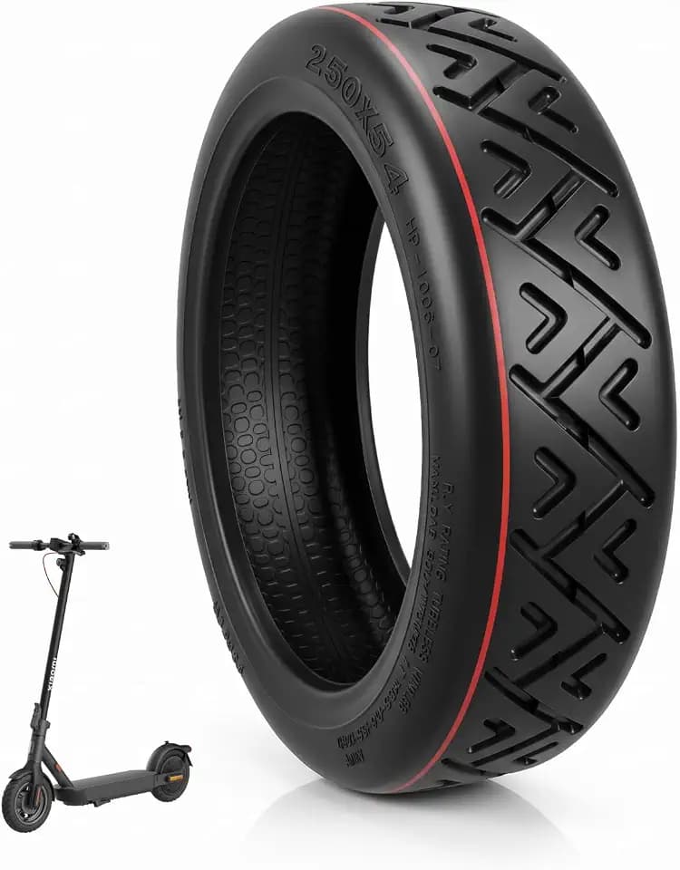 250x54 Tubeless Reifen für Xiaomi 4 E-Scooter, 10-Zoll-Reifen ohne Schlauch, verstärkt, rutschfest und verschleißfest