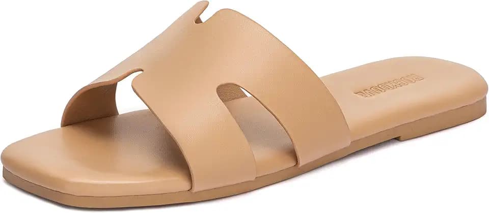 RockDove Women's Solara H-Strap Flat Sandal Comfort Slide