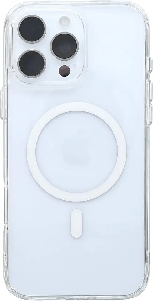 for iPhone 16 Pro Max MagSafe Phone Case - Clear - Slim, Protective, Camera Bumper, Grippy iPhone Case