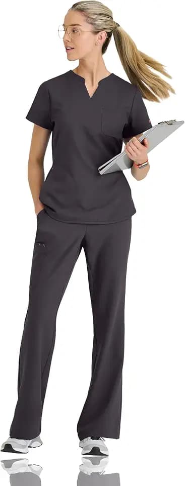 BARCO STRONG Liz Classic Fit Scrub Top & Pant Set for Women – Up to 70°C Wash, Natural Stretch, Moisture Wicking, Anti-Static