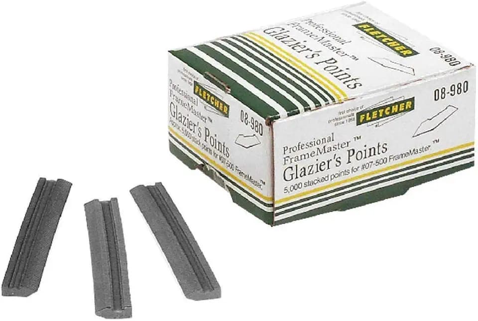 Fletcher FrameMaster Framing Tool - Glazier's Points, Pkg of 5000