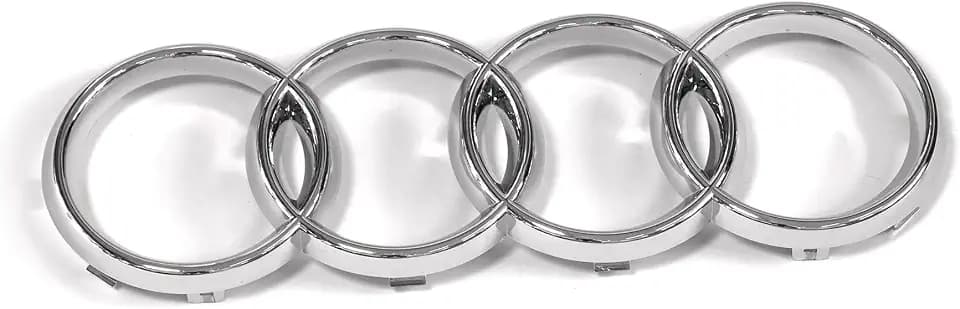 Audi 8L08536052ZZ Ringe Emblem Zeichen Kühlergrill Chrom