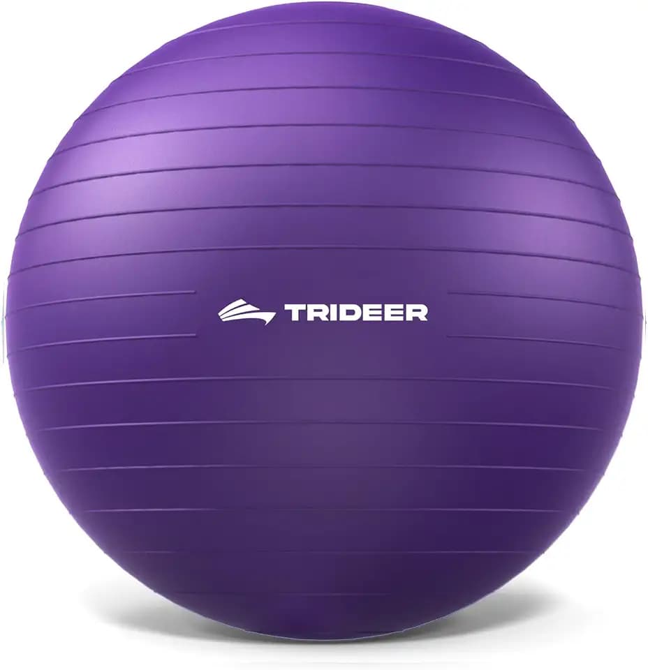 Trideer Yoga Ball for Exercise, Pregnancy, Exercise Ball, Pump Included