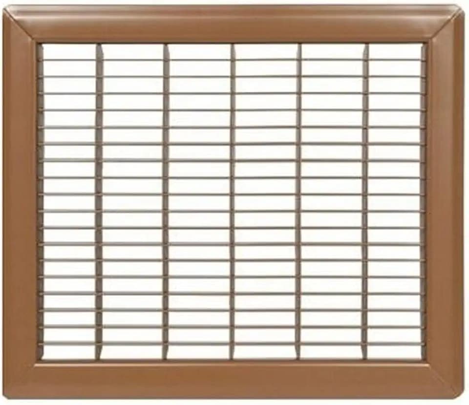 Imperial RG0690 12 x 14-Inch Heavy Gauge Steel Floor Return Air Grille, Brown