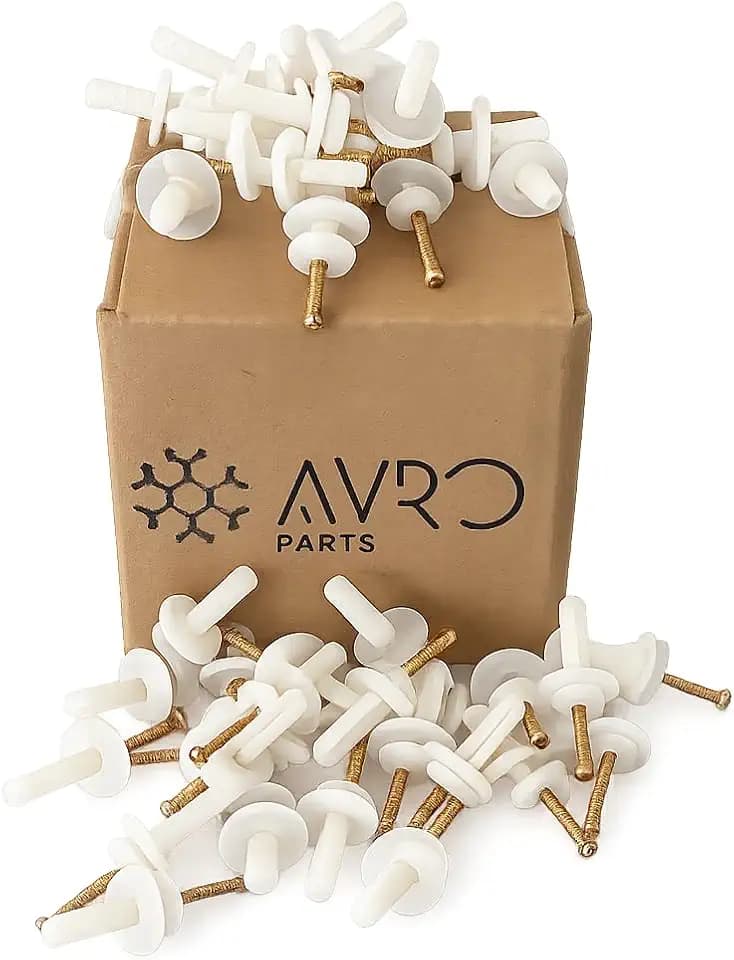 AVRO Reefer Air Chute Rivets w/Washer – 1" Nylon Drive Rivets (94 Pack) for Thermo King & Carrier | Replace 2011, 2898, 512346, DON2011 | Trailer Refrigeration Repair Fasteners | ITP