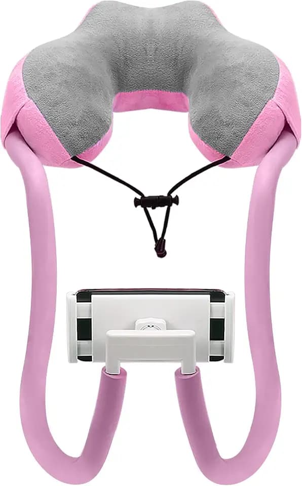 MoKo Neck Phone Holder, Lazy Gooseneck Pillow Stand for 5.5"-11" Devices