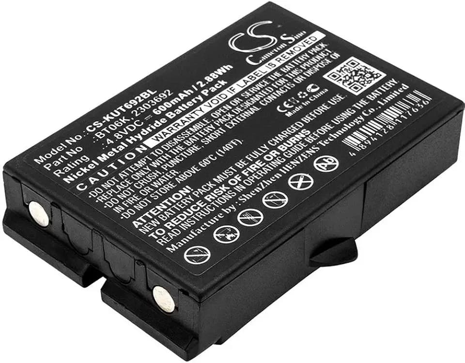 Ersatzakku für IKUSI - Crane Remote Control Battery - 2303692, ATEX Transmitter, Rad-TF-Transmitter, Rad-TS, T70 1 ATEX, T70 2 ATEX Handhelds, T70-1, T70-2, T71, T72 ATEX Transmitter. TES