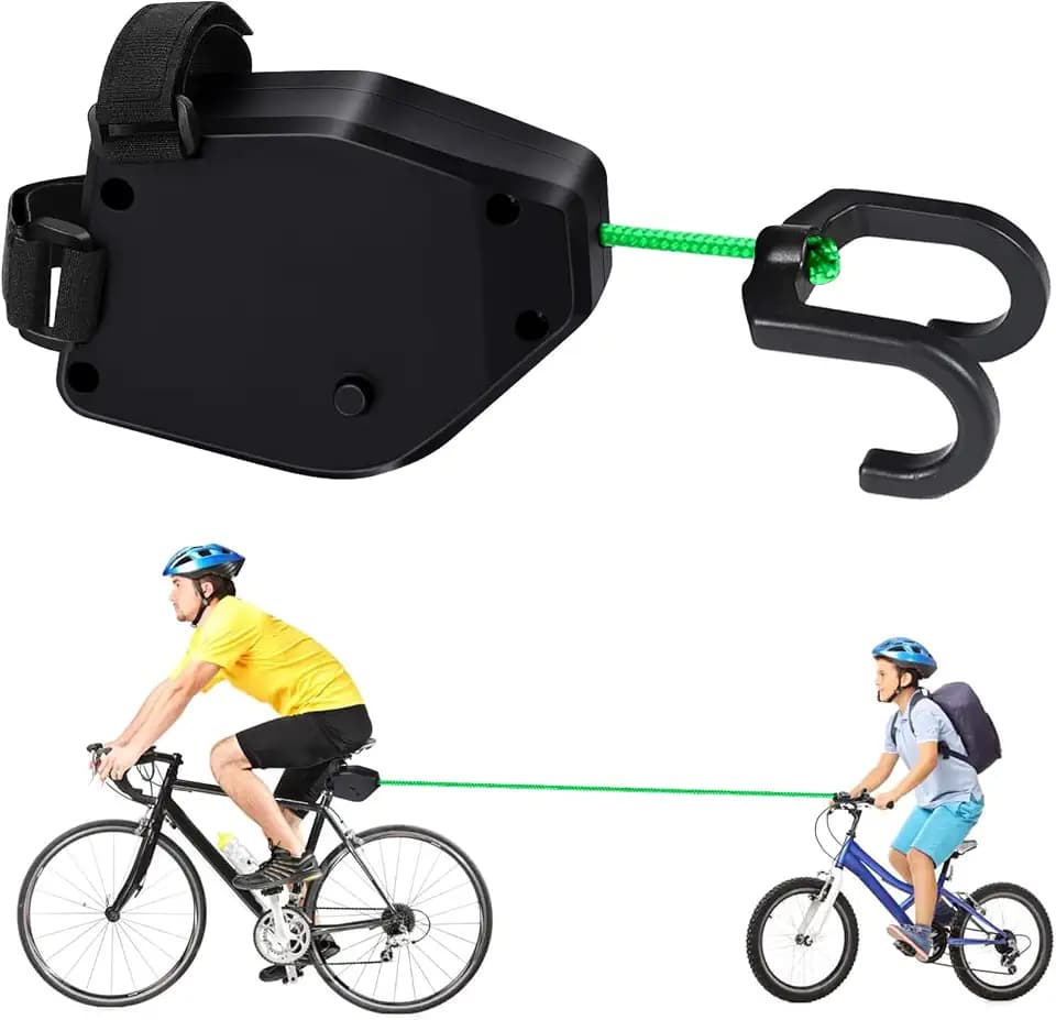 FIVAVA Fahrrad Abschleppseil Kinder 2.5M,Tragfähigkeit 500 lbs