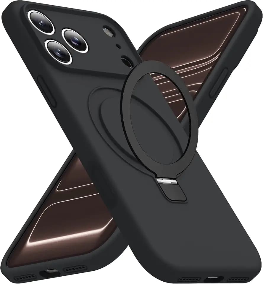 SKYLMW Case for iPhone 17 Pro Max with Stand,6.9" Black