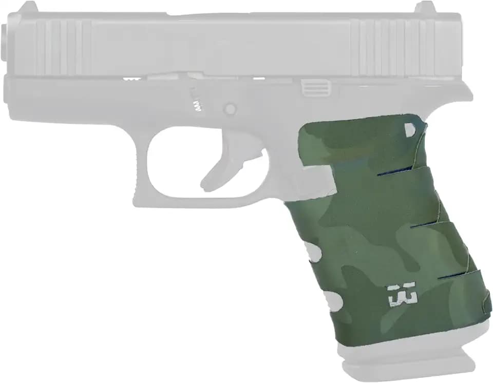 Adhesive Grip Compatible with Glock 19/23/25/32/38/43X/44/48/49 (All Gens/Backstraps) | Dri-Touch™ Thin 0.7mm, Tool-Free Install