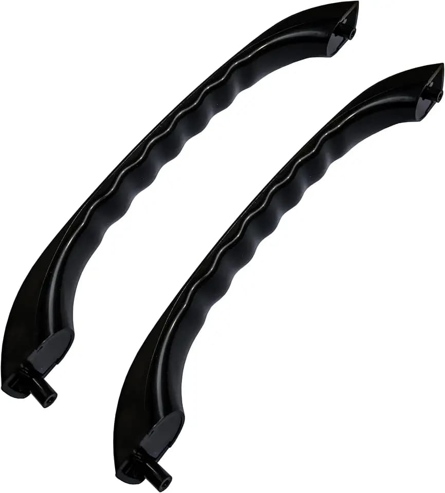 2PCS WB15X10020 Microwave Door Handle Black Replaces AP2021171 PS232100